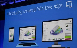 Imagem mostra apresentação do app universal da Microsoft